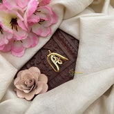 Vriksham Gold Look Alike Flute Bansuri of Lord Krishna Vangi Finger Ring-G20052